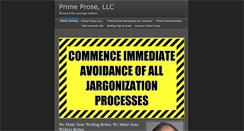 Desktop Screenshot of primeprose.com