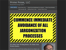Tablet Screenshot of primeprose.com